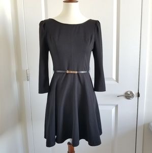 Scoop Back LBD Little Black Dress Fit and Flare